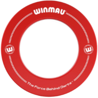 Winmau printed red dartboard surround