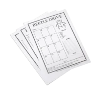 Beetle drive cards - Crystal and Son
