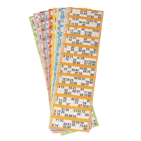 Bingo tickets - Crystal and Son