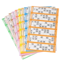 10 game bingo tickets - Crystal and Son