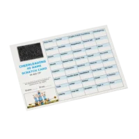 cheerleading scratch card for fundraising
