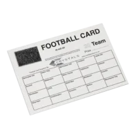 Football scratch cards 20 team