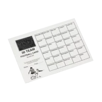 Football scratch cards 30 team