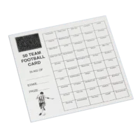 football scratch cards 50 team