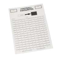 Football favourites scratch card - Crystal and Son