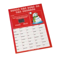Snowman, scratch cards