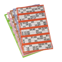 5 game bingo books - Crystal and Son