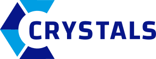 Crystals logo blue
