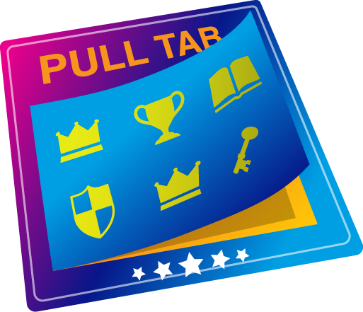 Pull tab tickets icon - Crystal & Sons