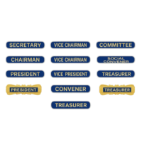 Committee Metal Name Badges