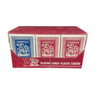 Caravelle Playing Cards Plastic Coated Pack of 12